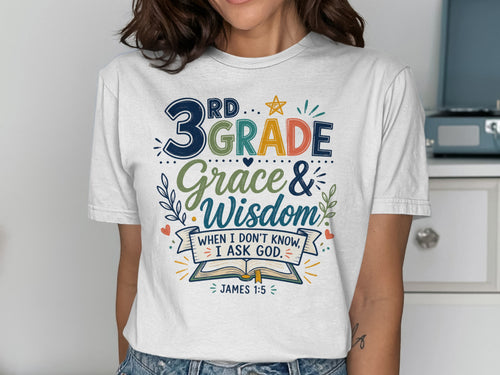 3rd Grade Grace & Wisdom: "When I don't know, I ask God." James 1:5.