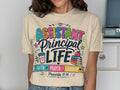 Assistant Principal Life faith prayer leadership Proverbs 11:4 t-shirt.