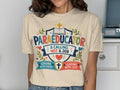 Paraeducator shirt: A calling, not a job; serving with faith, leading with love.