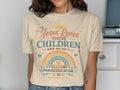 Jesus loves these children and so do I, paraprofessional shirt, Matthew 19:14.